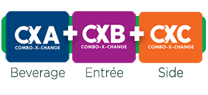 Combo-X-Change color codes